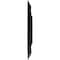 Ekena Millwork Blackthorne Ceiling Medallion (Fits Canopies up to 4 7/8"), 11 3/4"OD x 3 5/8"ID x 1"P, Black Pearl CM11BLBPS - alternate 2